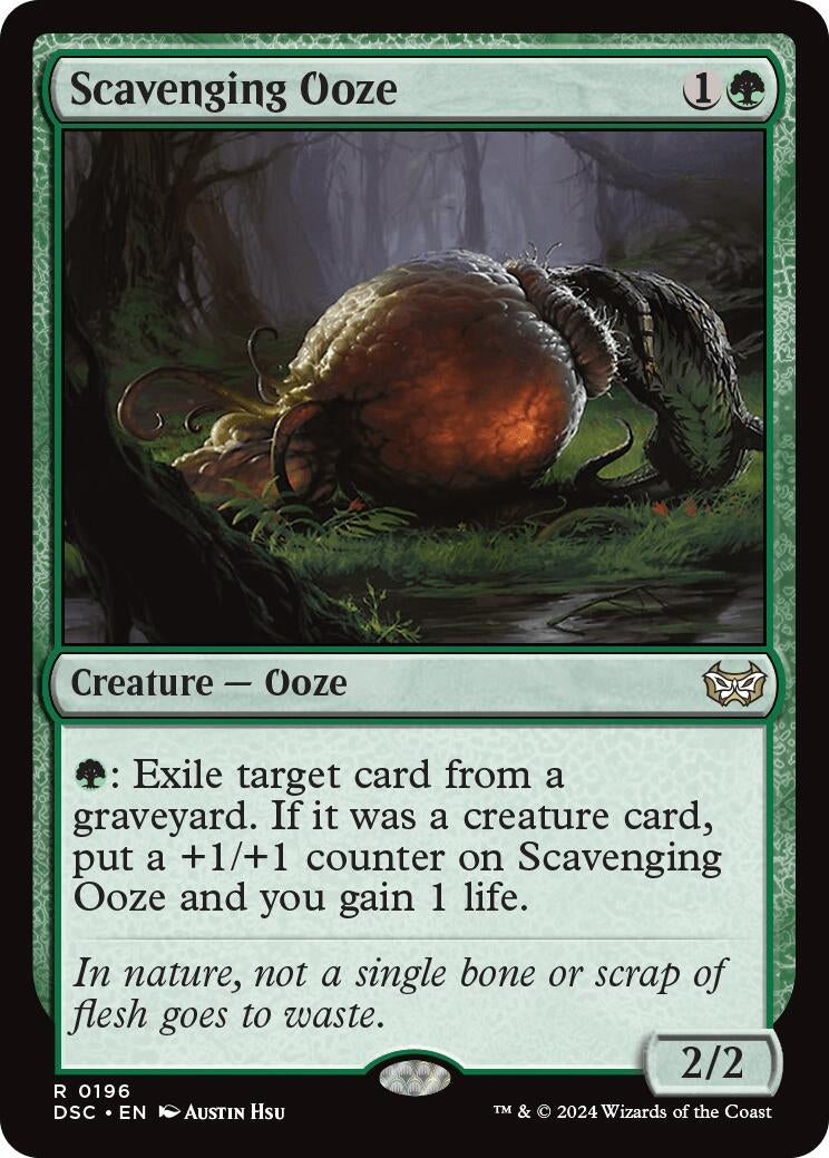Image for Scavenging Ooze (Commander: Duskmourn: House of Horror) (196) - Magic: The Gathering