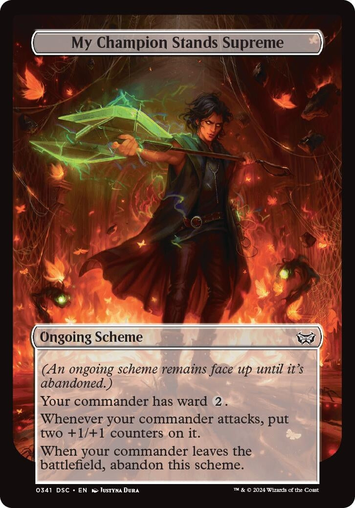 Image for My Champion Stands Supreme (Full Art) (Archenemy: Duskmourn) (341) - Magic: The Gathering