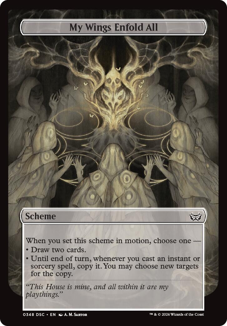 Image for My Wings Enfold All (Full Art) (Archenemy: Duskmourn) (348) - Magic: The Gathering