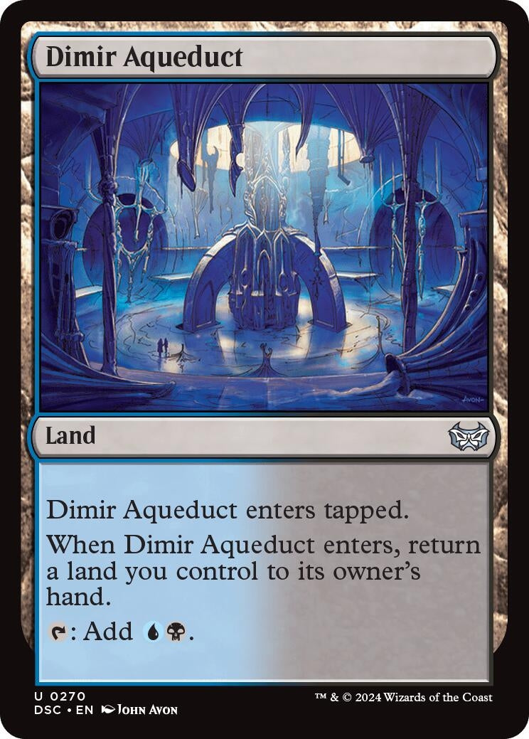 Image for Dimir Aqueduct (Commander: Duskmourn: House of Horror) (270) - Magic: The Gathering
