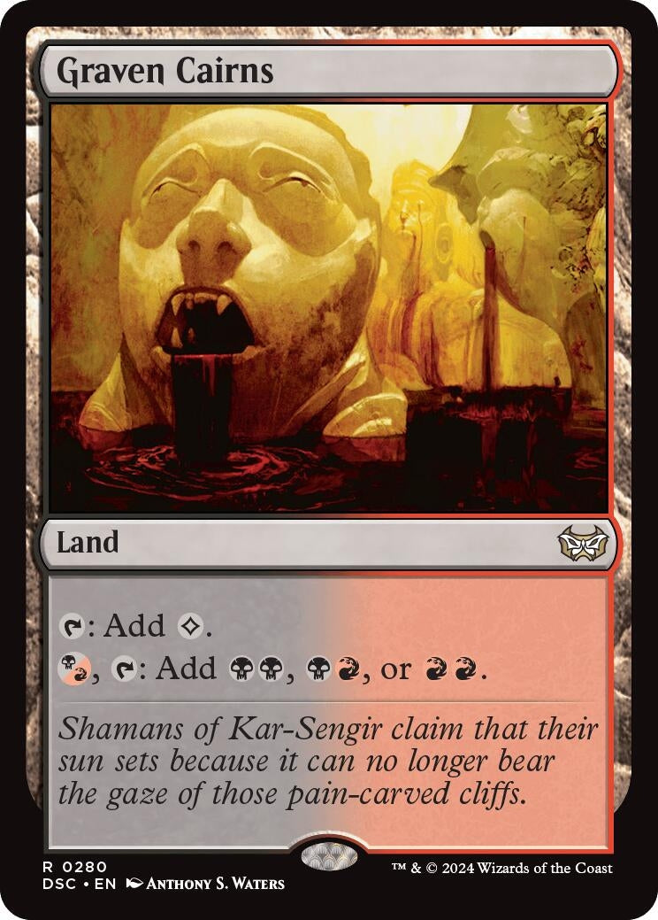 Image for Graven Cairns (Commander: Duskmourn: House of Horror) (280) - Magic: The Gathering