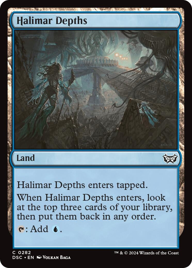 Image for Halimar Depths (Commander: Duskmourn: House of Horror) (282) - Magic: The Gathering
