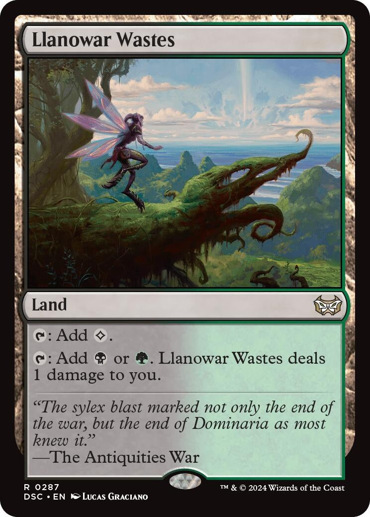Image for Llanowar Wastes (Commander: Duskmourn: House of Horror) (287) - Magic: The Gathering