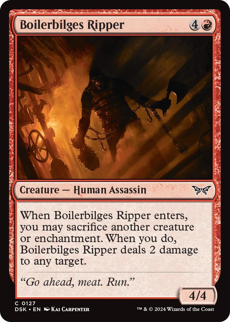 Image for Boilerbilges Ripper (Duskmourn: House of Horror) (127) - Magic: The Gathering