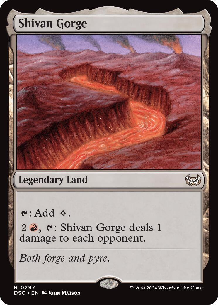 Image for Shivan Gorge (Commander: Duskmourn: House of Horror) (297) - Magic: The Gathering
