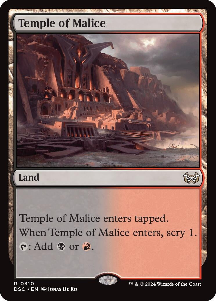 Image for Temple of Malice (Commander: Duskmourn: House of Horror) (310) - Magic: The Gathering