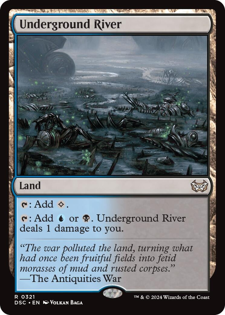 Image for Underground River (Commander: Duskmourn: House of Horror) (321) - Magic: The Gathering