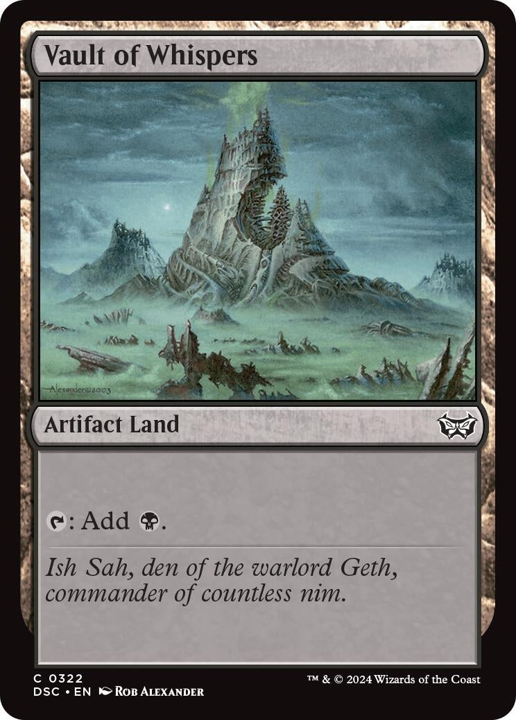 Image for Vault of Whispers (Commander: Duskmourn: House of Horror) (322) - Magic: The Gathering