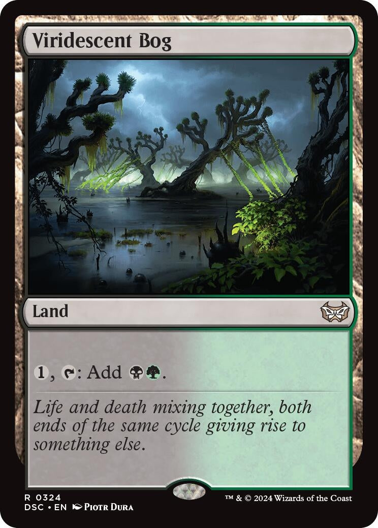 Image for Viridescent Bog (Commander: Duskmourn: House of Horror) (324) - Magic: The Gathering