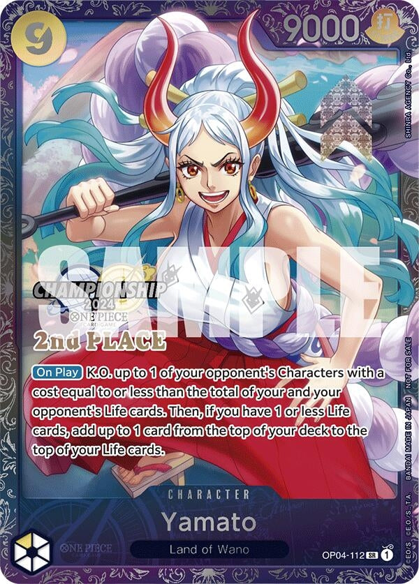 Image for Yamato (Championship 2024 Finals 2nd Place) (One Piece Promotion Cards) (OP04-112) - One Piece Card Game