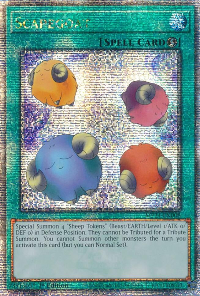 Image for Scapegoat (Quarter Century Secret Rare) (25th Anniversary Tin: Dueling Mirrors) (MP24-EN008) - YuGiOh