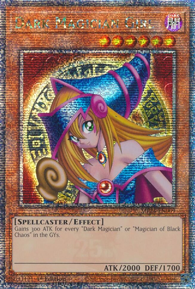 Image for Dark Magician Girl (Quarter Century Secret Rare) (25th Anniversary Tin: Dueling Mirrors) (MP24-EN009) - YuGiOh