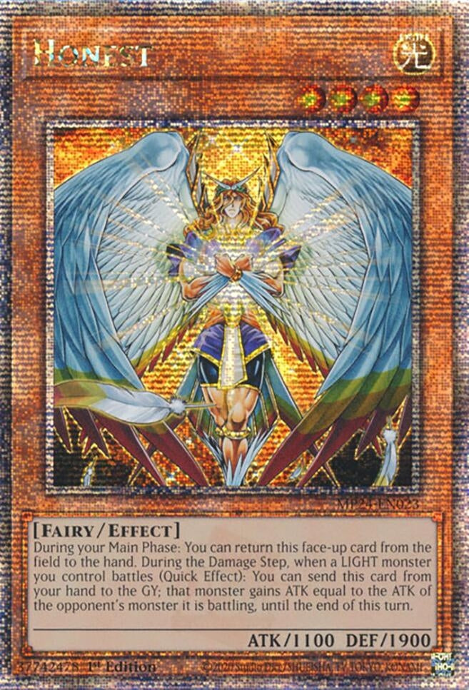 Image for Honest (Quarter Century Secret Rare) (25th Anniversary Tin: Dueling Mirrors) (MP24-EN023) - YuGiOh