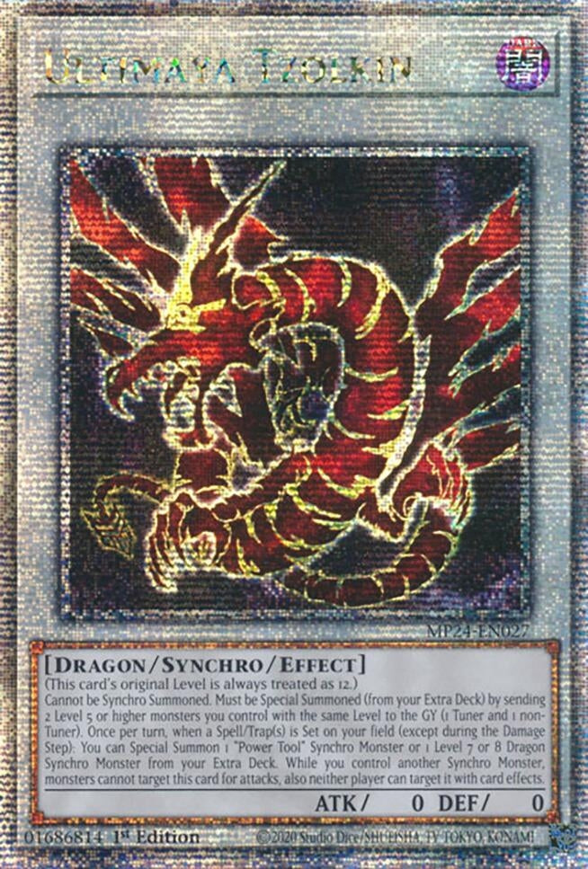 Image for Ultimaya Tzolkin (Quarter Century Secret Rare) (25th Anniversary Tin: Dueling Mirrors) (MP24-EN027) - YuGiOh