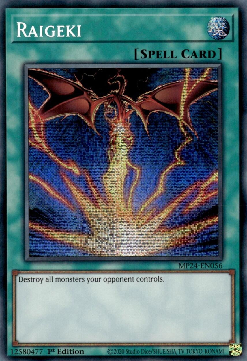 Image for Raigeki (Alternate Art) (25th Anniversary Tin: Dueling Mirrors) (MP24-EN056) - YuGiOh