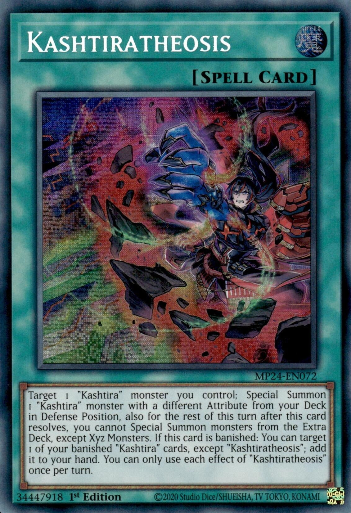 Image for Kashtiratheosis (25th Anniversary Tin: Dueling Mirrors) (MP24-EN072) - YuGiOh