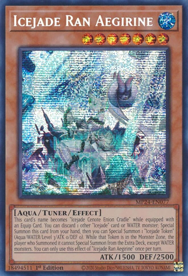 Image for Icejade Ran Aegirine (25th Anniversary Tin: Dueling Mirrors) (MP24-EN077) - YuGiOh