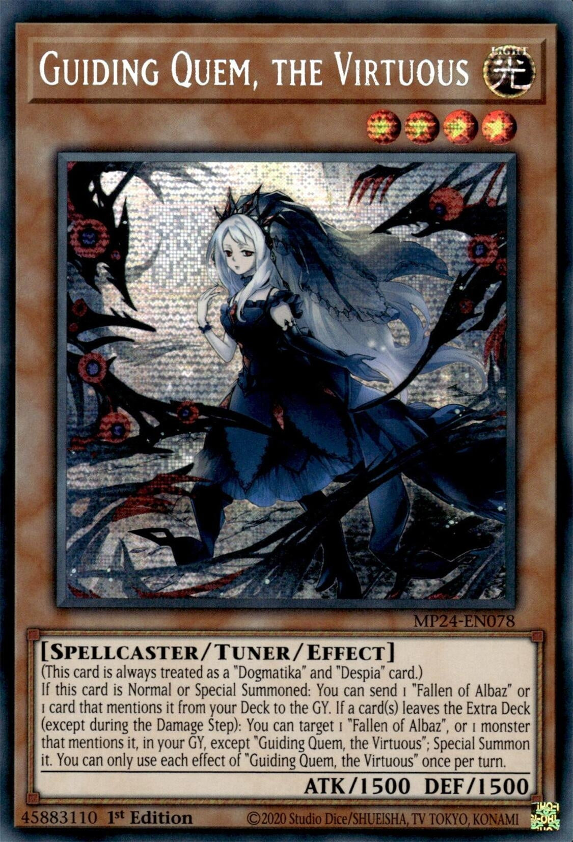Image for Guiding Quem, the Virtuous (25th Anniversary Tin: Dueling Mirrors) (MP24-EN078) - YuGiOh