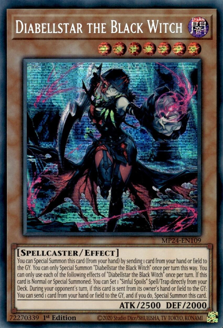 Image for Diabellstar the Black Witch (25th Anniversary Tin: Dueling Mirrors) (MP24-EN109) - YuGiOh