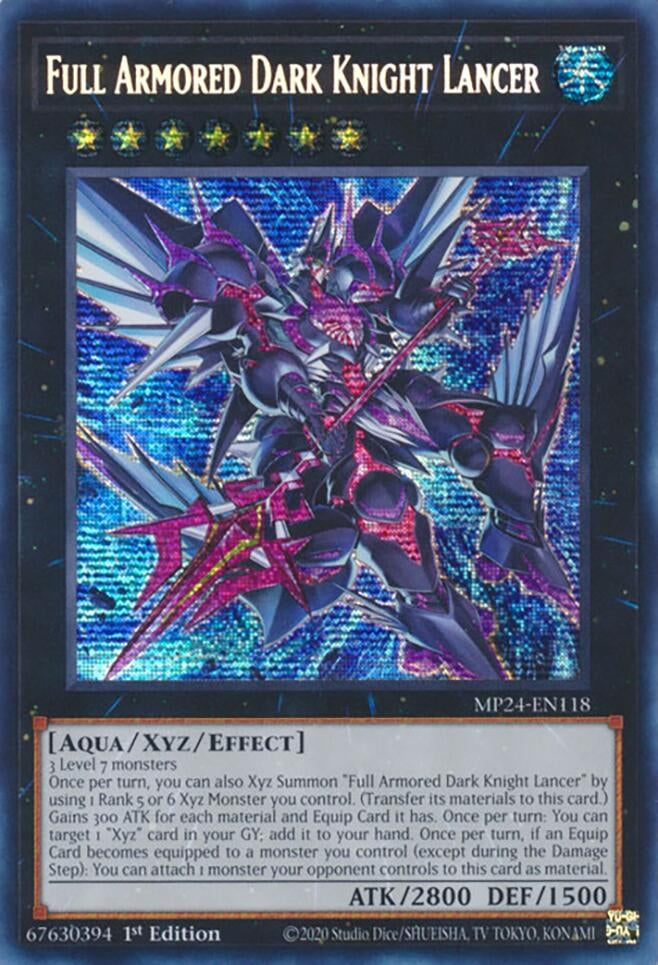 Image for Full Armored Dark Knight Lancer (25th Anniversary Tin: Dueling Mirrors) (MP24-EN118) - YuGiOh