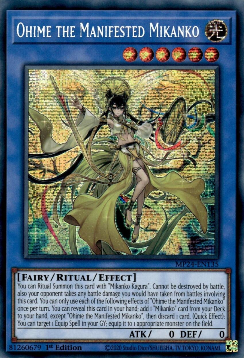 Image for Ohime the Manifested Mikanko (25th Anniversary Tin: Dueling Mirrors) (MP24-EN135) - YuGiOh