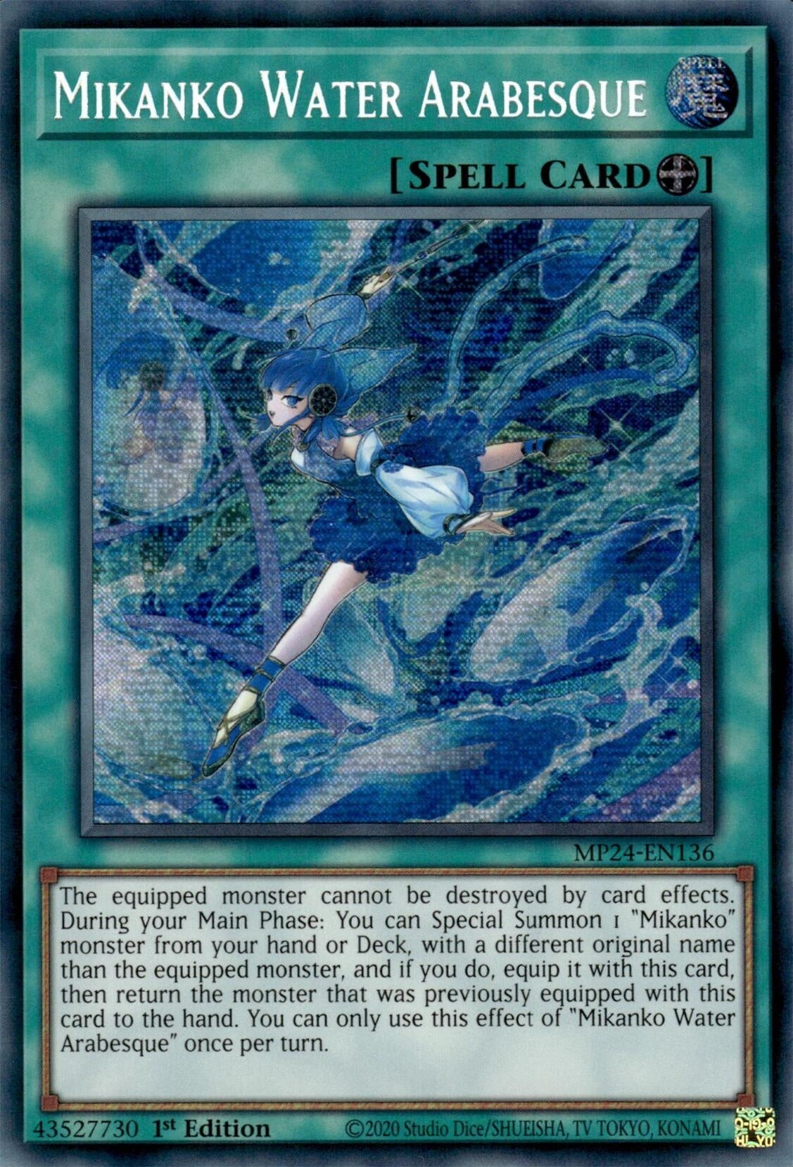 Image for Mikanko Water Arabesque (25th Anniversary Tin: Dueling Mirrors) (MP24-EN136) - YuGiOh