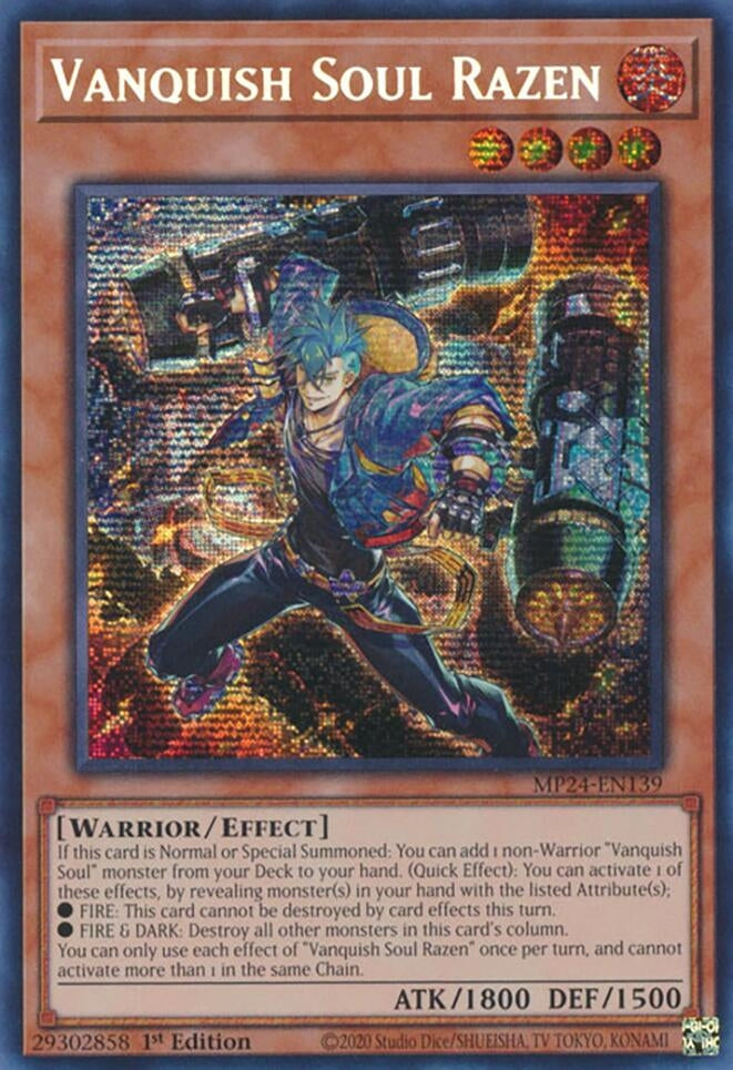 Image for Vanquish Soul Razen (25th Anniversary Tin: Dueling Mirrors) (MP24-EN139) - YuGiOh