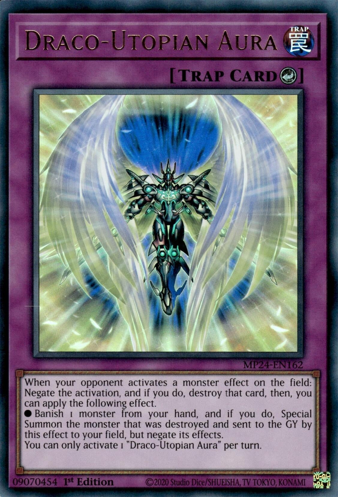Image for Draco-Utopian Aura (25th Anniversary Tin: Dueling Mirrors) (MP24-EN162) - YuGiOh