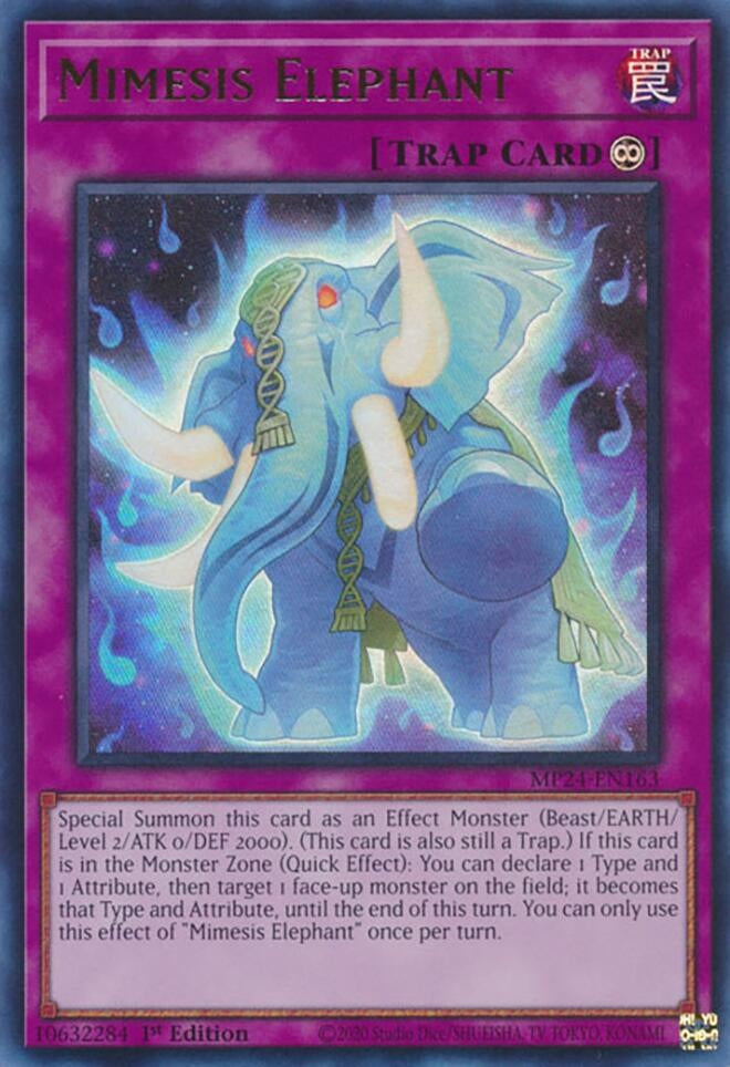 Image for Mimesis Elephant (25th Anniversary Tin: Dueling Mirrors) (MP24-EN163) - YuGiOh