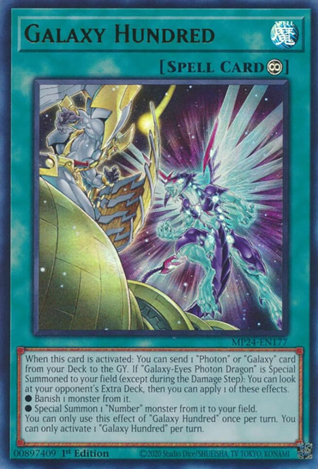 Image for Galaxy Hundred (25th Anniversary Tin: Dueling Mirrors) (MP24-EN177) - YuGiOh