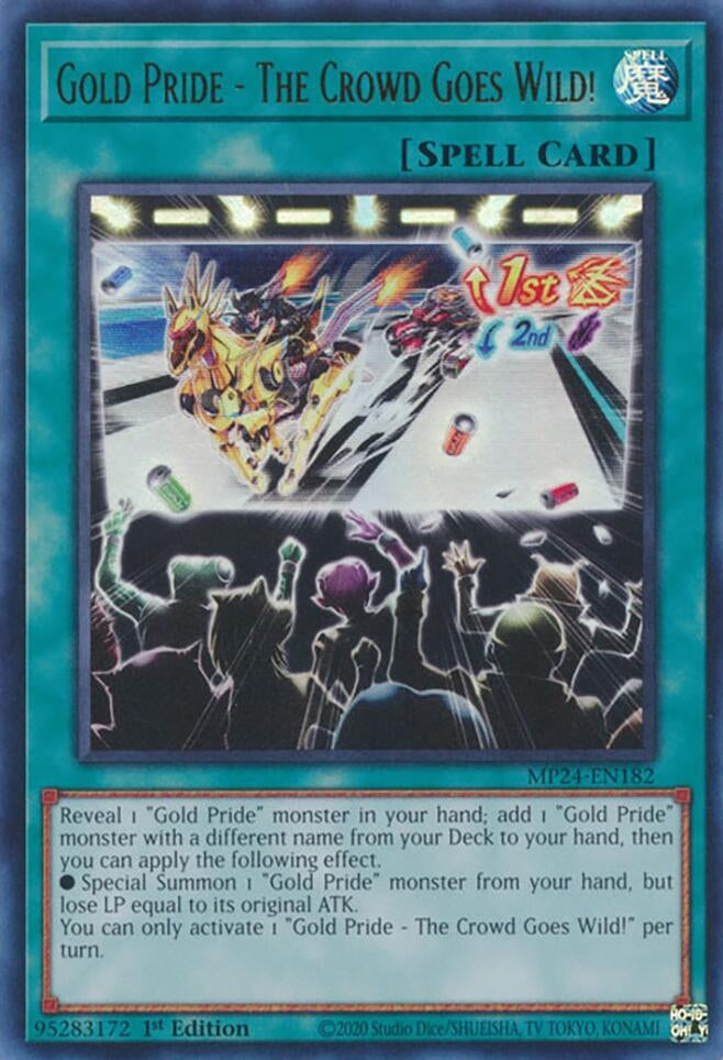 Image for Gold Pride - The Crowd Goes Wild! (25th Anniversary Tin: Dueling Mirrors) (MP24-EN182) - YuGiOh