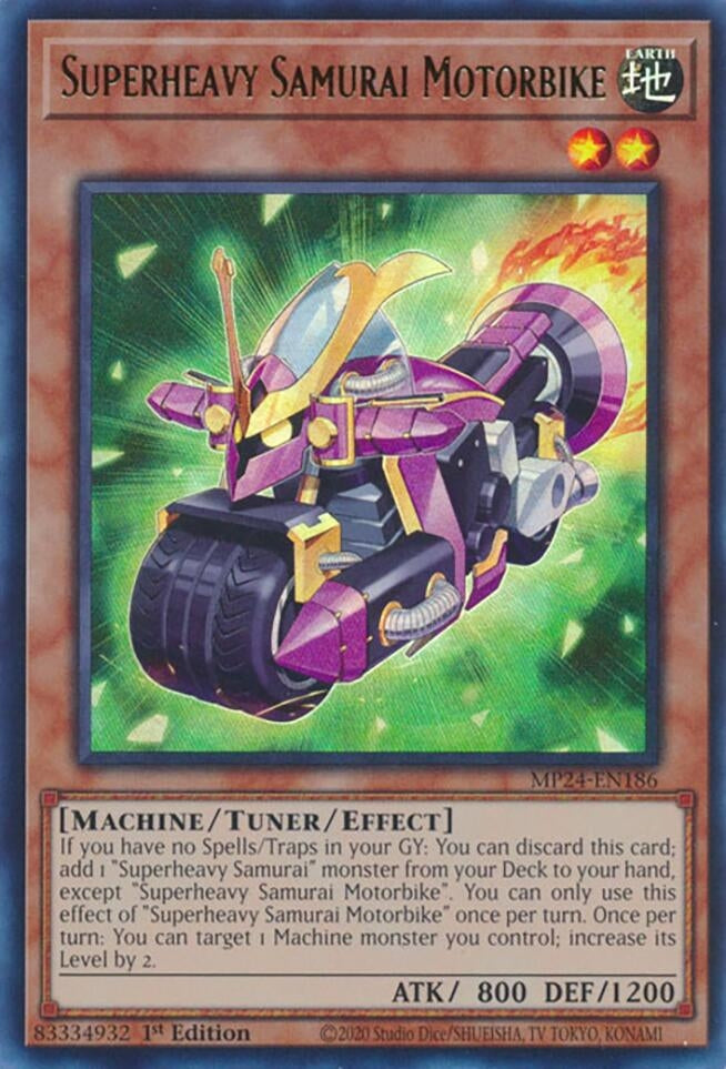 Image for Superheavy Samurai Motorbike (25th Anniversary Tin: Dueling Mirrors) (MP24-EN186) - YuGiOh