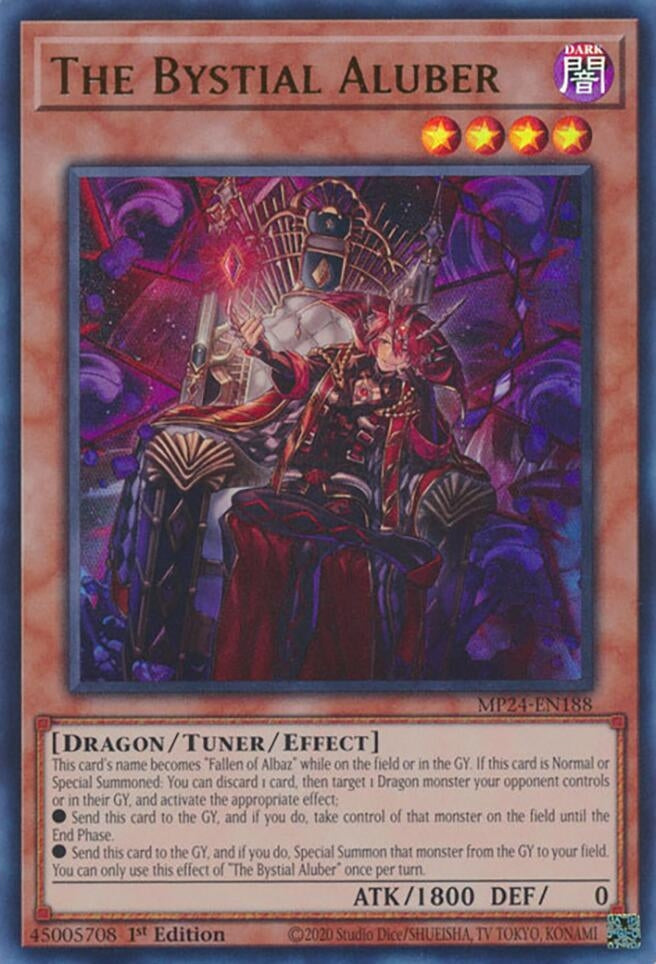 Image for The Bystial Aluber (25th Anniversary Tin: Dueling Mirrors) (MP24-EN188) - YuGiOh