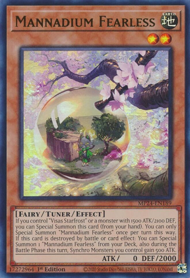 Image for Mannadium Fearless (25th Anniversary Tin: Dueling Mirrors) (MP24-EN189) - YuGiOh