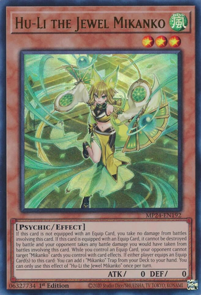 Image for Hu-Li the Jewel Mikanko (25th Anniversary Tin: Dueling Mirrors) (MP24-EN192) - YuGiOh