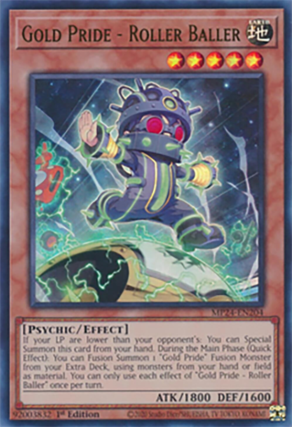 Image for Gold Pride - Roller Baller (25th Anniversary Tin: Dueling Mirrors) (MP24-EN204) - YuGiOh