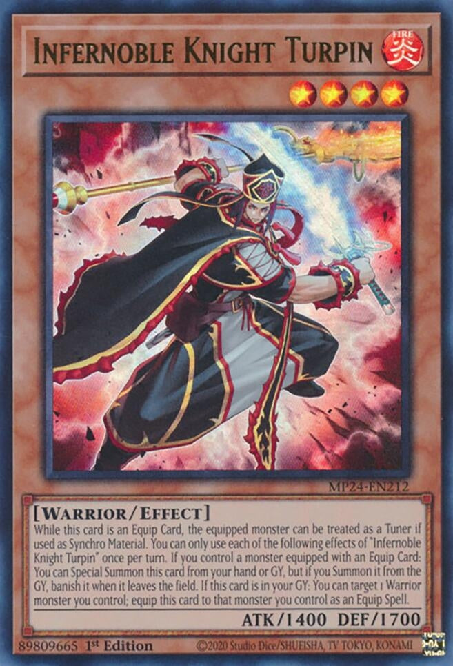 Image for Infernoble Knight Turpin (25th Anniversary Tin: Dueling Mirrors) (MP24-EN212) - YuGiOh