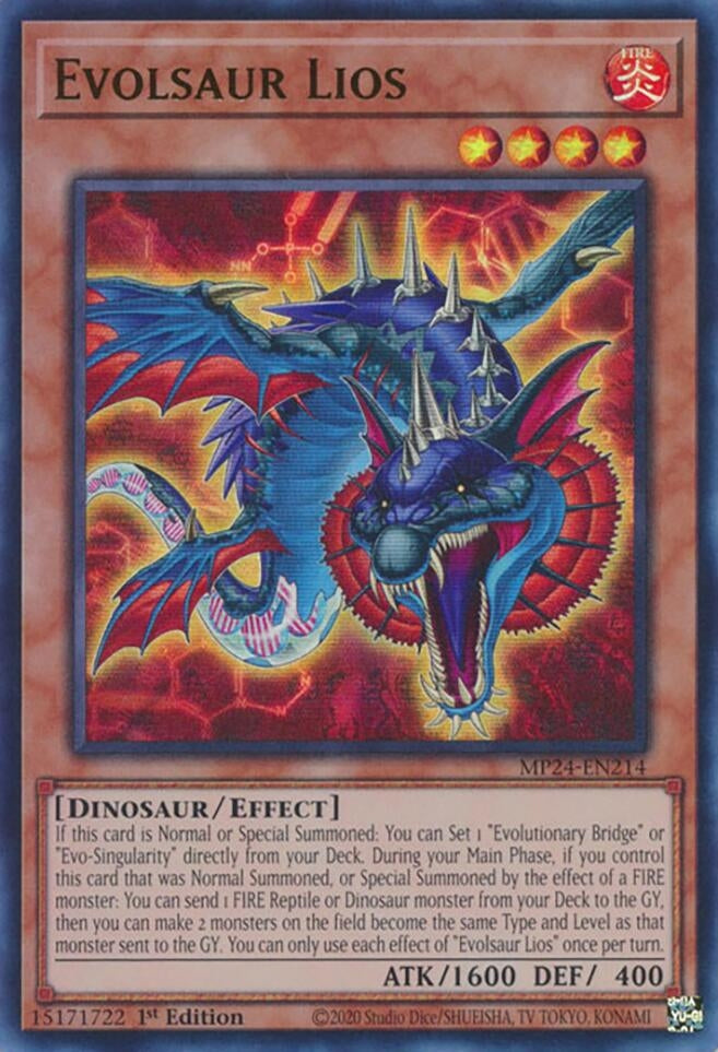 Image for Evolsaur Lios (25th Anniversary Tin: Dueling Mirrors) (MP24-EN214) - YuGiOh