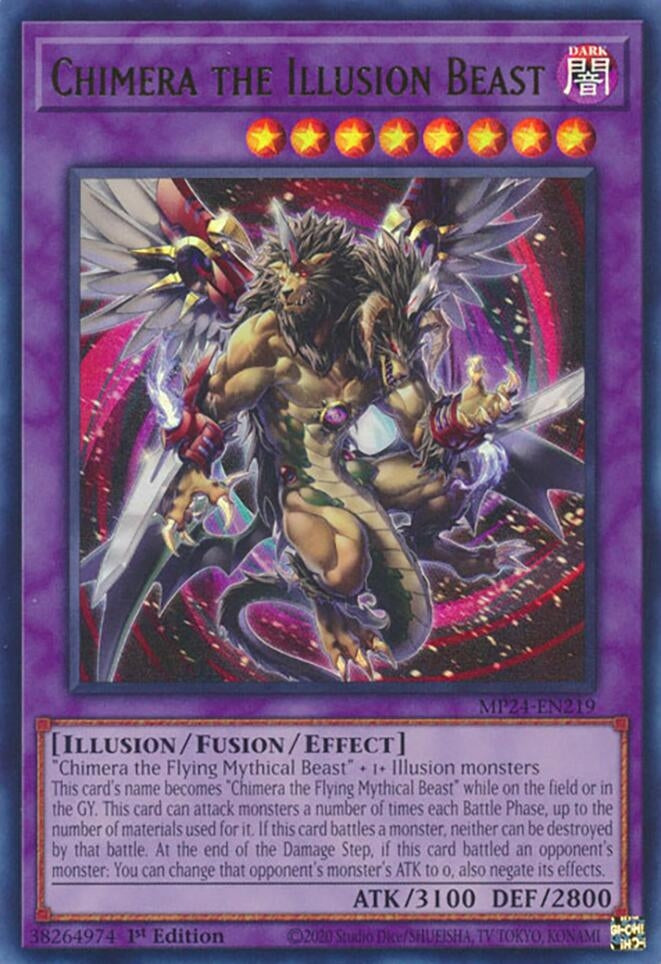 Image for Chimera the Illusion Beast (25th Anniversary Tin: Dueling Mirrors) (MP24-EN219) - YuGiOh