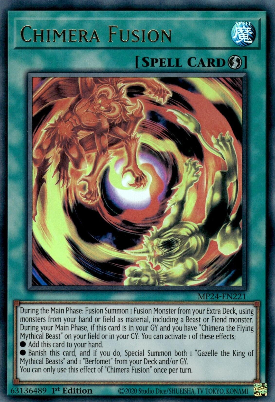 Image for Chimera Fusion (25th Anniversary Tin: Dueling Mirrors) (MP24-EN221) - YuGiOh