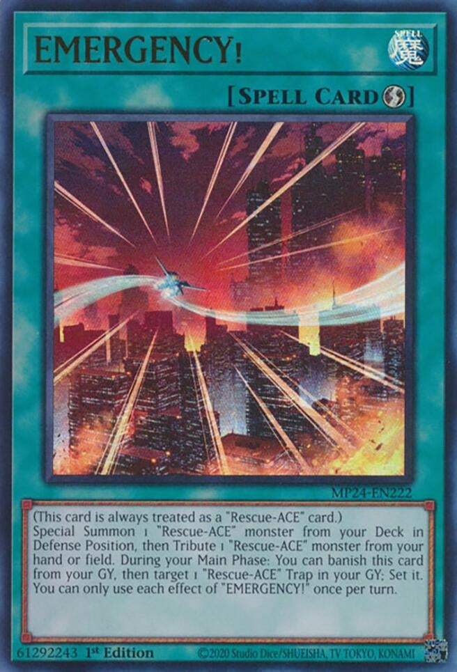 Image for EMERGENCY! (25th Anniversary Tin: Dueling Mirrors) (MP24-EN222) - YuGiOh