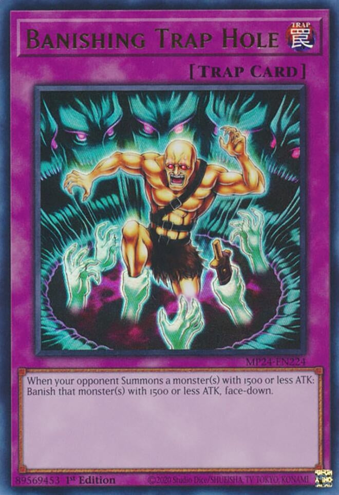 Image for Banishing Trap Hole (25th Anniversary Tin: Dueling Mirrors) (MP24-EN224) - YuGiOh