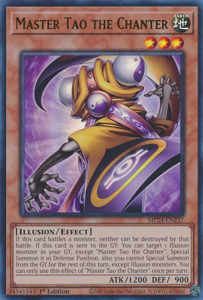 Image for Master Tao the Chanter (25th Anniversary Tin: Dueling Mirrors) (MP24-EN237) - YuGiOh