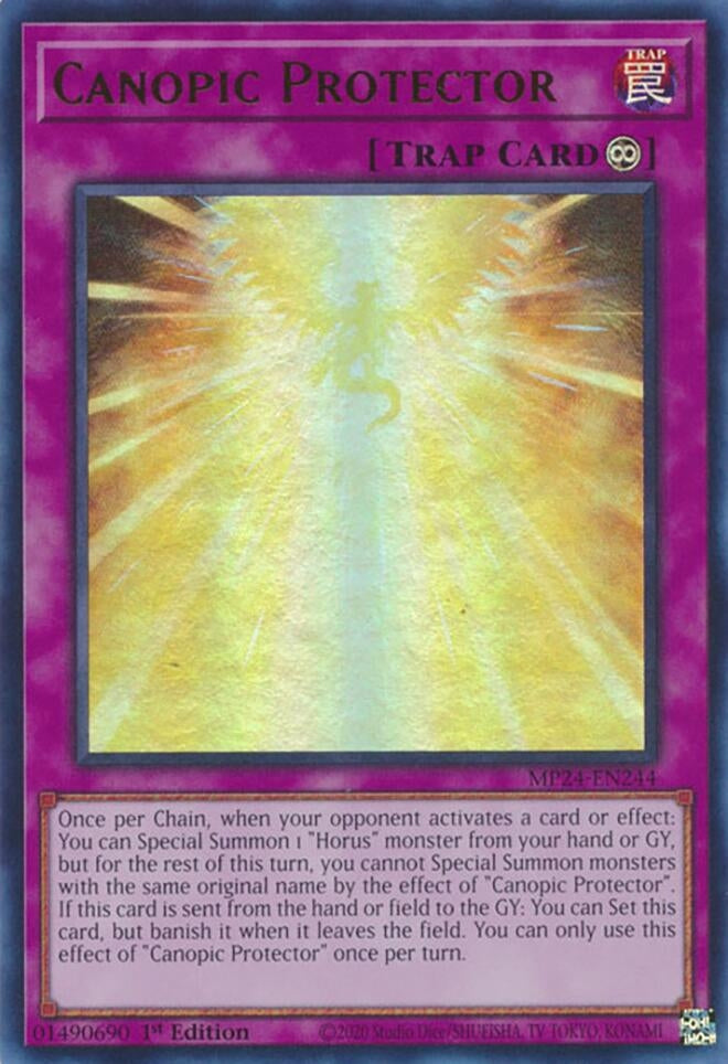 Image for Canopic Protector (25th Anniversary Tin: Dueling Mirrors) (MP24-EN244) - YuGiOh