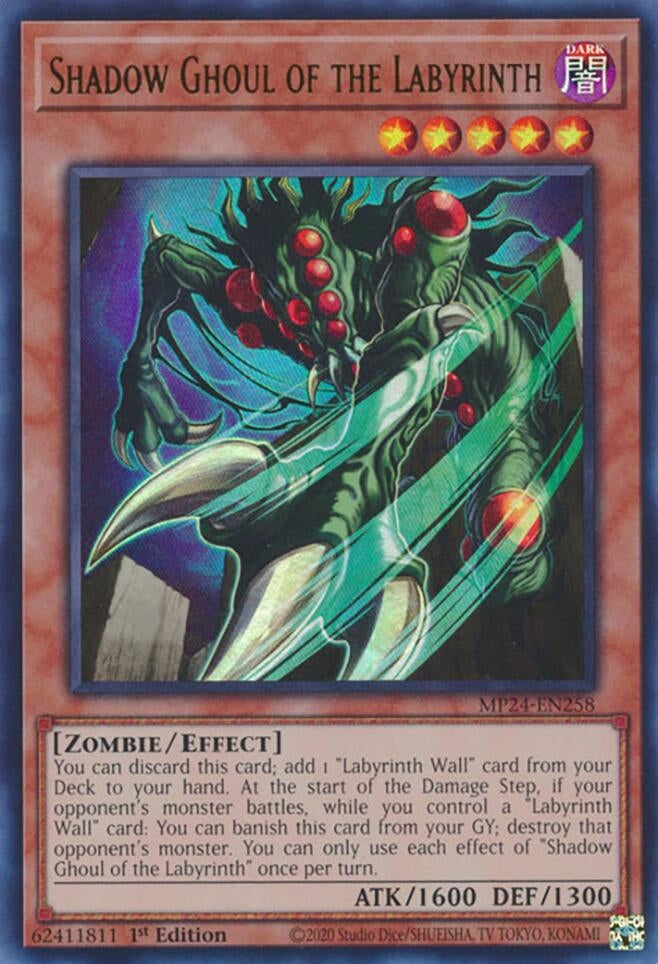 Image for Shadow Ghoul of the Labyrinth (25th Anniversary Tin: Dueling Mirrors) (MP24-EN258) - YuGiOh