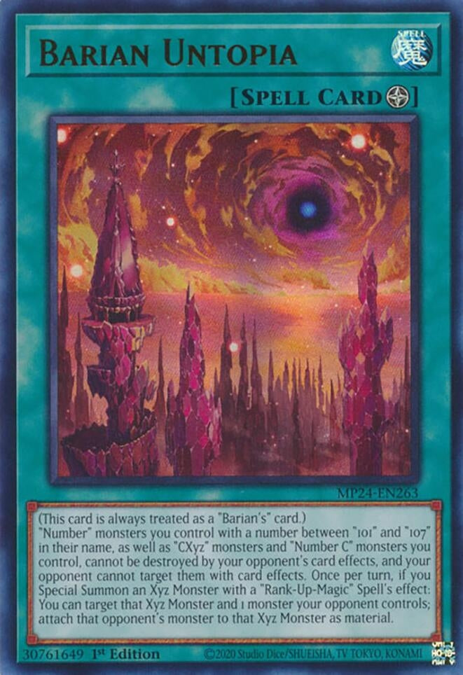 Image for Barian Untopia (25th Anniversary Tin: Dueling Mirrors) (MP24-EN263) - YuGiOh