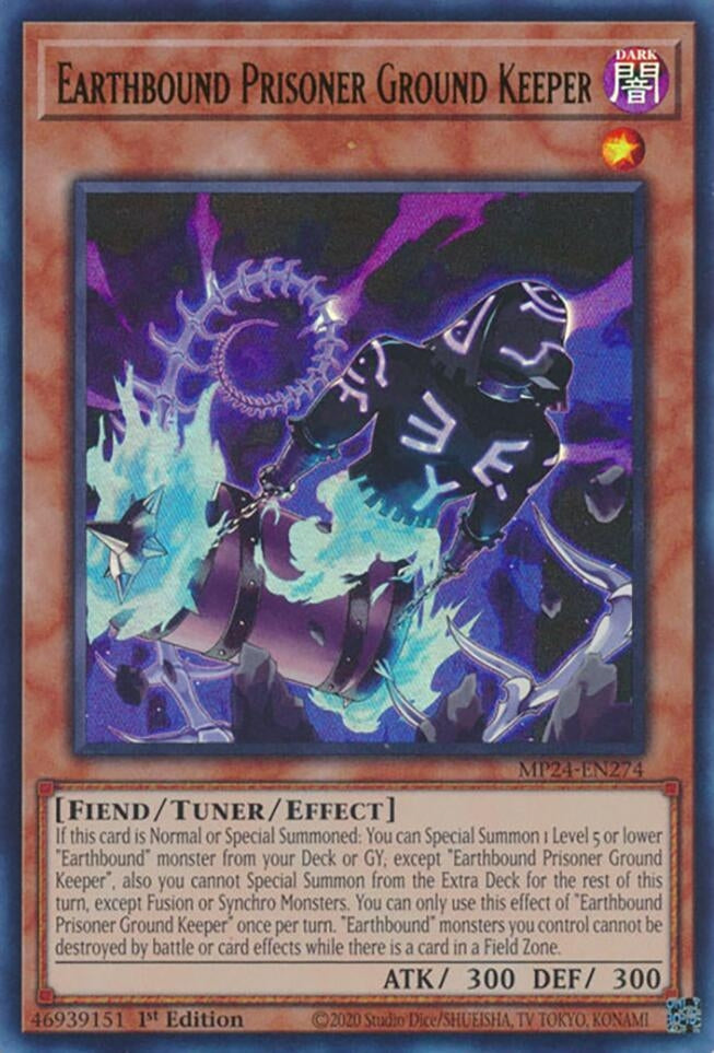 Image for Earthbound Prisoner Ground Keeper (25th Anniversary Tin: Dueling Mirrors) (MP24-EN274) - YuGiOh
