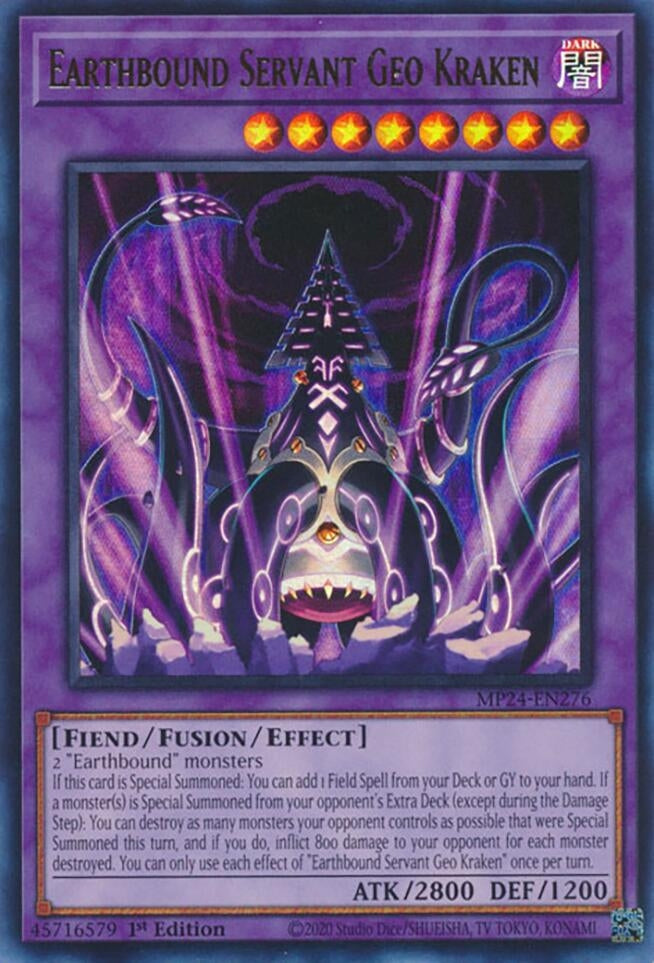 Image for Earthbound Servant Geo Kraken (25th Anniversary Tin: Dueling Mirrors) (MP24-EN276) - YuGiOh
