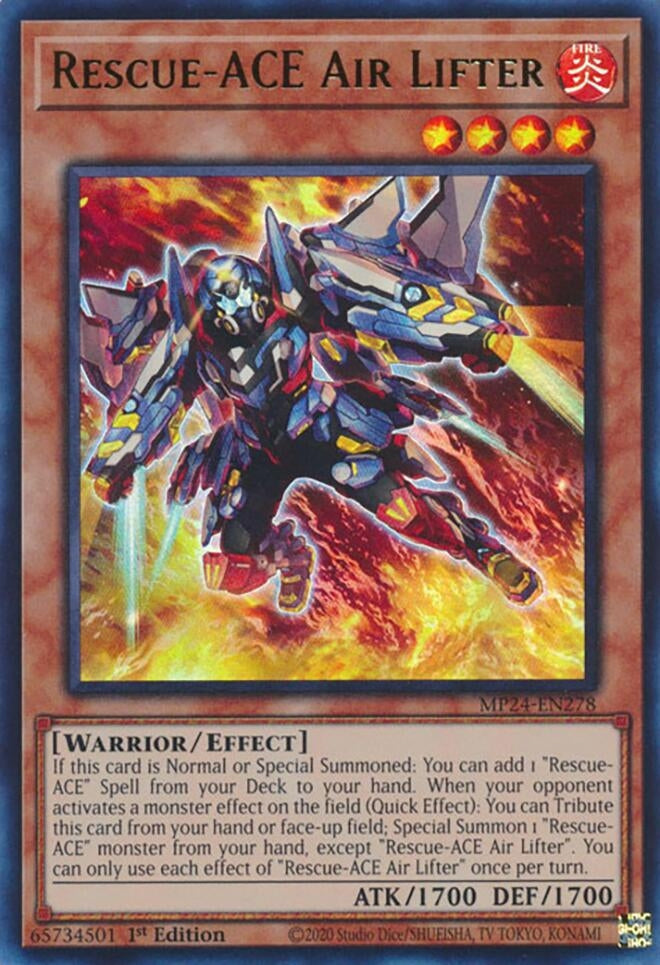 Image for Rescue-ACE Air Lifter (25th Anniversary Tin: Dueling Mirrors) (MP24-EN278) - YuGiOh