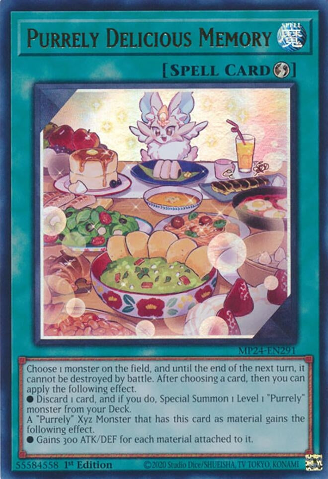 Image for Purrely Delicious Memory (25th Anniversary Tin: Dueling Mirrors) (MP24-EN291) - YuGiOh
